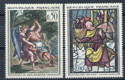 1963 r. Francja Mi 1419 - 1420**