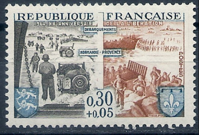 1963 r. Francja Mi 1474**