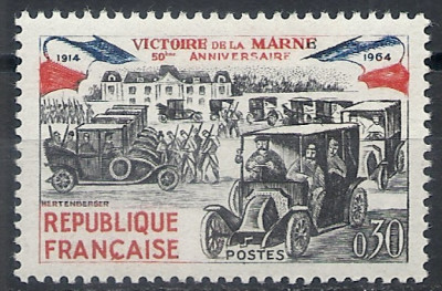 1964 r. Francja Mi 1482**