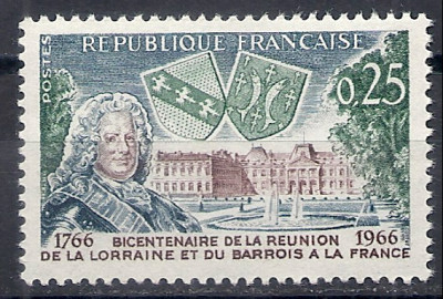 1966 r. Francja Mi 1538**