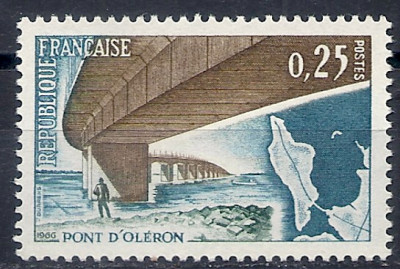 1966 r. Francja Mi 1544**