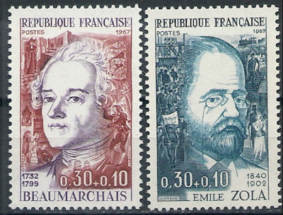 1967 r. Francja Mi 1564 - 1565**