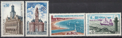 1967 r. Francja Mi 1584 - 1587**