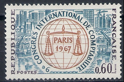 1967 r. Francja Mi 1589**