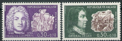 1968 r. Francja Mi 1610 - 1611**