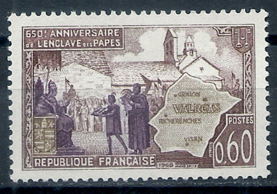 1968 r. Francja Mi 1620**