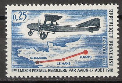 1968 r. Francja Mi 1625**