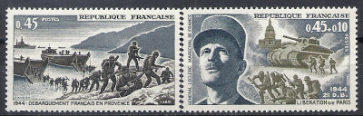 1969 r. Francja Mi 1673 - 1674**