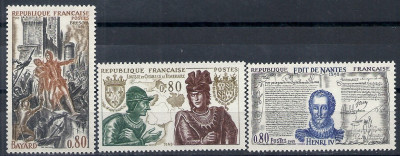 1969 r. Francja Mi 1681 - 1683**