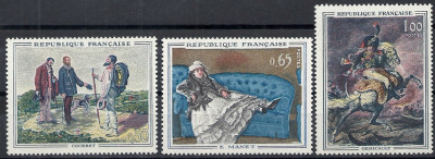1962 r. Francja Mi 1408 - 1410**