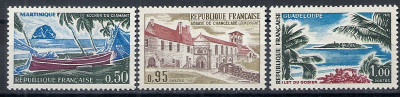 1970 r. Francja Mi 1708 - 1710**