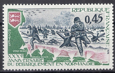 1974 r. Francja Mi 1870**