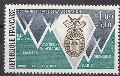 1974 r. Francja Mi 1873**