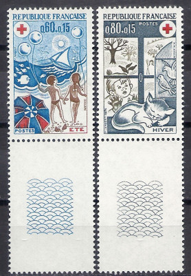 1974 r. Francja Mi 1891 - 1892**