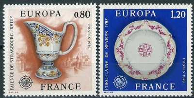 1976 r. Francja Mi 1954 - 1955**