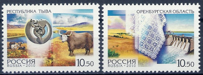 2010 Rosja Mi 1622-1623**