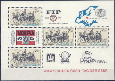 1981 r Czechosłowacja Blok 44**