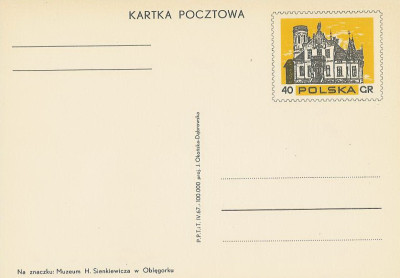 Cp 339 : Muzeum H.Sienkiewicza w Oblęgorku
