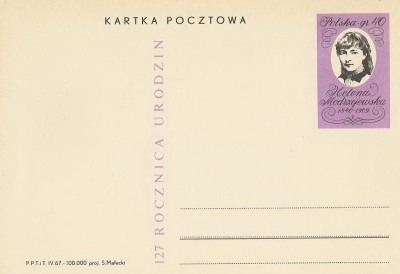 Cp 346 : Helena Modrzejewska