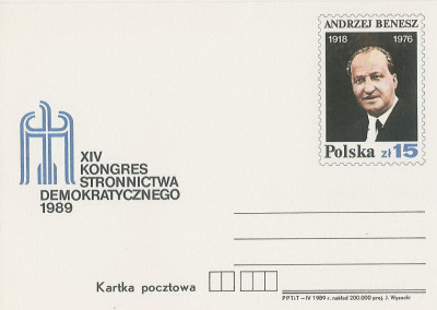 Cp 993 : XIV Kongres SD A.Benesz