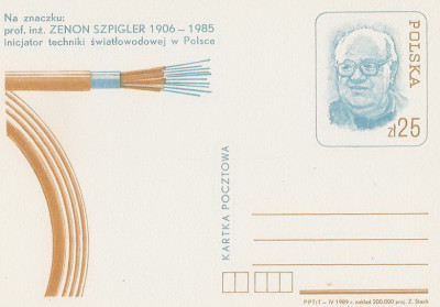Cp 994 : Technika światłowodowa w Polsce Z.Szpigler