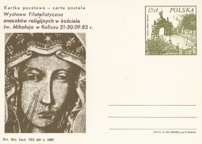 dodruk Cp 835 01: Wystawa znaczk&oacute;w religijnych
