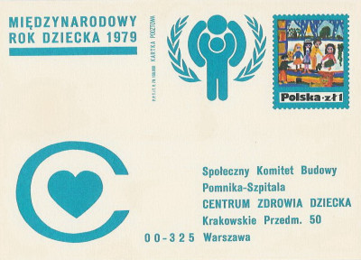 Cp 715 I s.79.V adr : Międzynarodowy Rok Dziecka