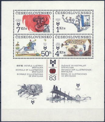 1983 r Czechosłowacja Ark 2720 - 2723**