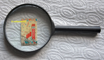 Lupa duża średnica naturalne szkło 90 mm