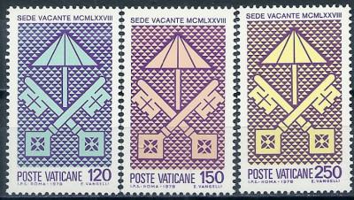 1978 Watykan Mi 725 - 727**