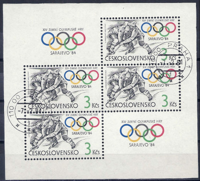 1984 r Czechosłowacja Blok 57**kas.