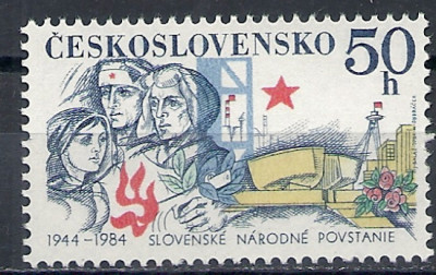 1984 r Czechosłowacja Mi 2777 **