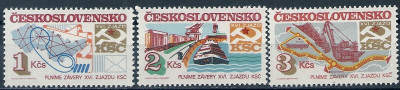 1984 r Czechosłowacja Mi 2783 - 2785**