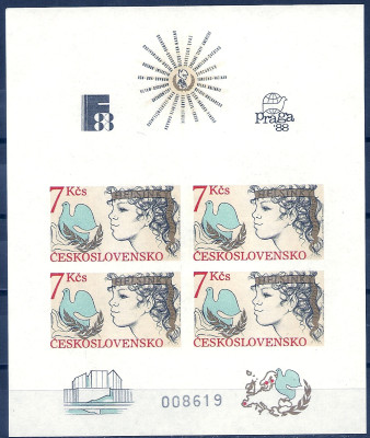 1985 r Czechosłowacja Blok 70**