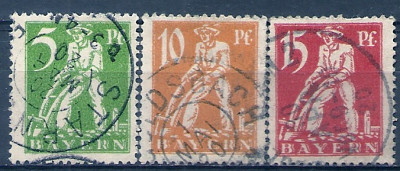 1920 r Niemcy Mi 178 - 180 kas