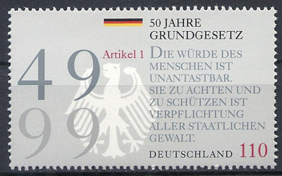 1999 r Niemcy Mi 2050**