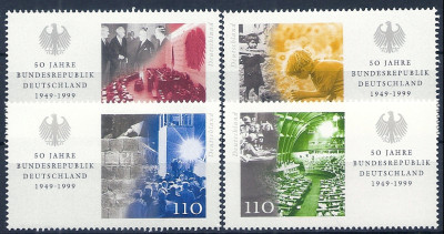 1999 r Niemcy Mi 2051 - 2054**