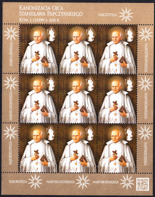 Fi 4690 Arkusik czysty** Kanonizacja Ojca Stanisława