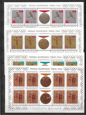 Fi 1472-1479 ** Medale Polak&oacute;w na Igrzyskach