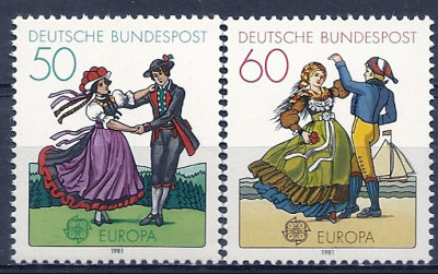 1981 r Niemcy Mi 1096 - 1097**