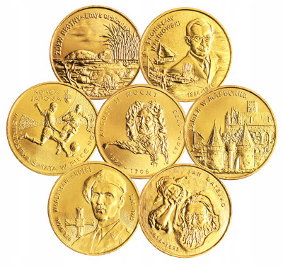 Komplet monet 2 zł - 2002 rok