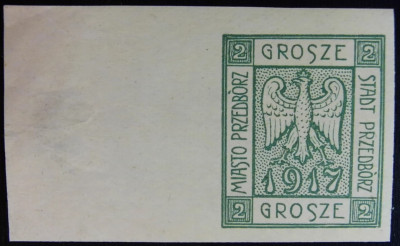 Przedb&oacute;rz - Wydanie I - Fi 1A P2 * Typ 1 - zielony - gw.