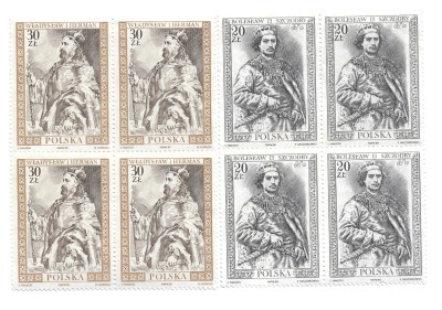 Polska - seria 3079-3080 czw&oacute;rki ** MNH