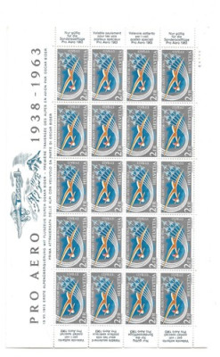 Szwajcaria - Arkusik 780 ** MNH