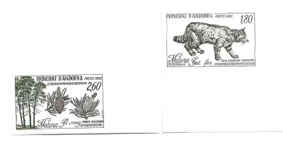  Andora - Yv. seria 306-307 nieząbkowany ** MNH