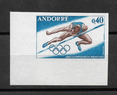 Andora - Yv. nr 190 nieząbkowany ** MNH