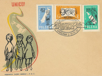 FDC 1127-29: UNICEF