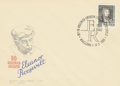 FDC 1383: Eleonora Roosevelt