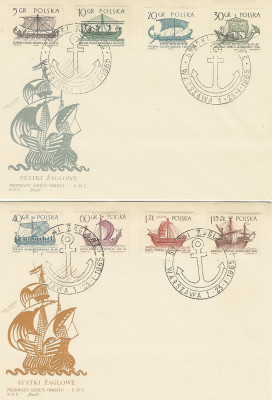 FDC 1413-20 #2: Statki żaglowe