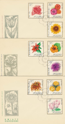 FDC 1548-56 #3: Kwiaty ogrodowe